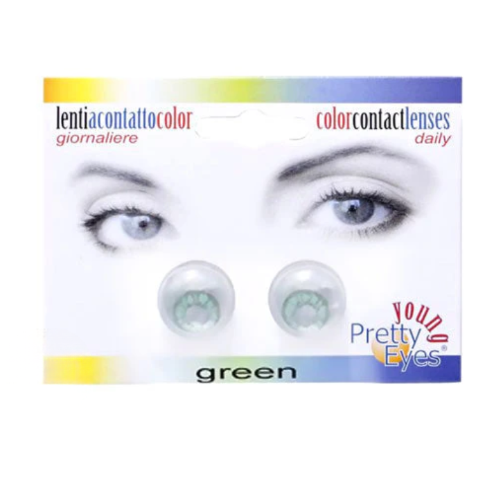 Pretty Eyes Daily Color Lens Green 2's