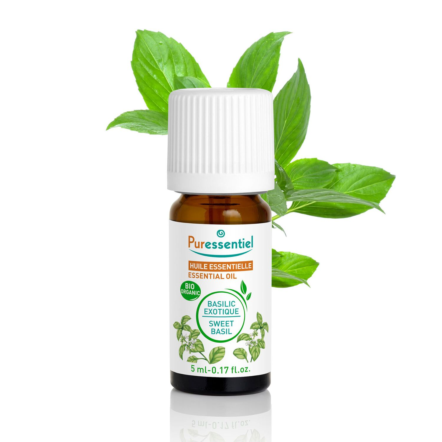 Puressentiel Organic Essential Oil Basil 5ML 422704/802378