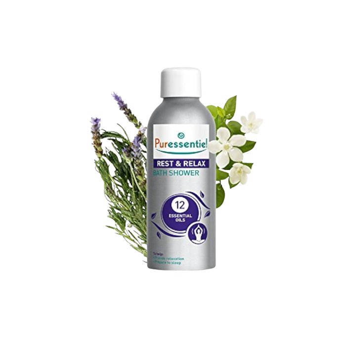 Puressentiel Rest & Relax Bath & Shower With 12 Essential Oils-100 ml