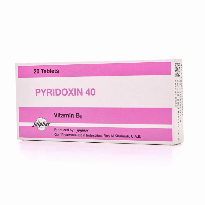 Pyridoxin 40mg Tab 20s Blister