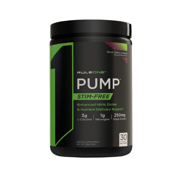 R1 Pump Stim-Free 30 Serv Black Cherry Limeade