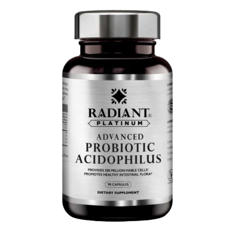 Radiant Platinum Advanced Probiotic Acidophilus 90 Caps