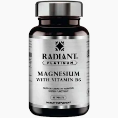 Radiant Platinum Magnesium with Vitamin B6 90 Tabs