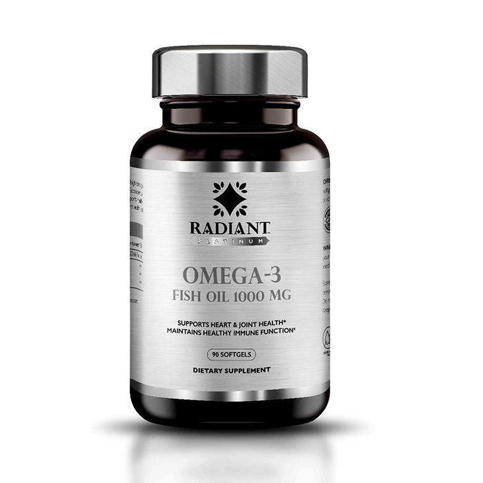 Radiant Platinum Omega-3 Fish Oil 1000mg 90 Softgels