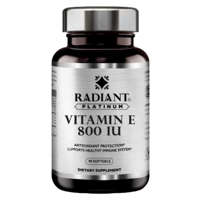 Radiant Platinum Vitamin E 800 IU 90 softgels