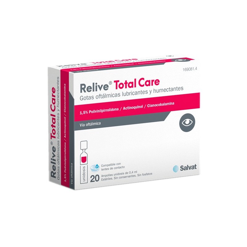 Relive Total Care Eye Drop Single Dose Vial 0.4ml x 20s