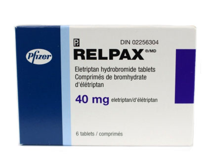 Relpax 40mg Tablet 6s