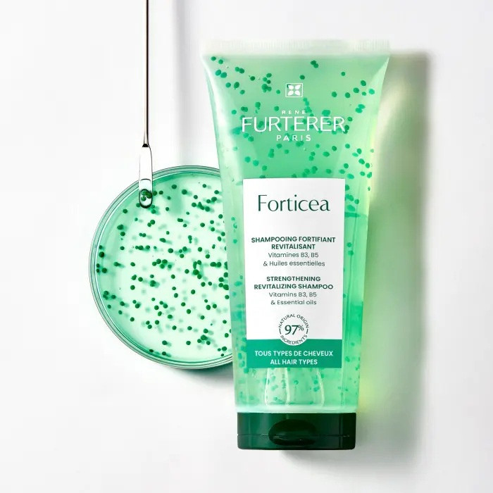 Rene Furterer Forticea Strengthening Shampoo - Energizing Shampoo for Stronger, Thicker, Fuller Hair 200ml