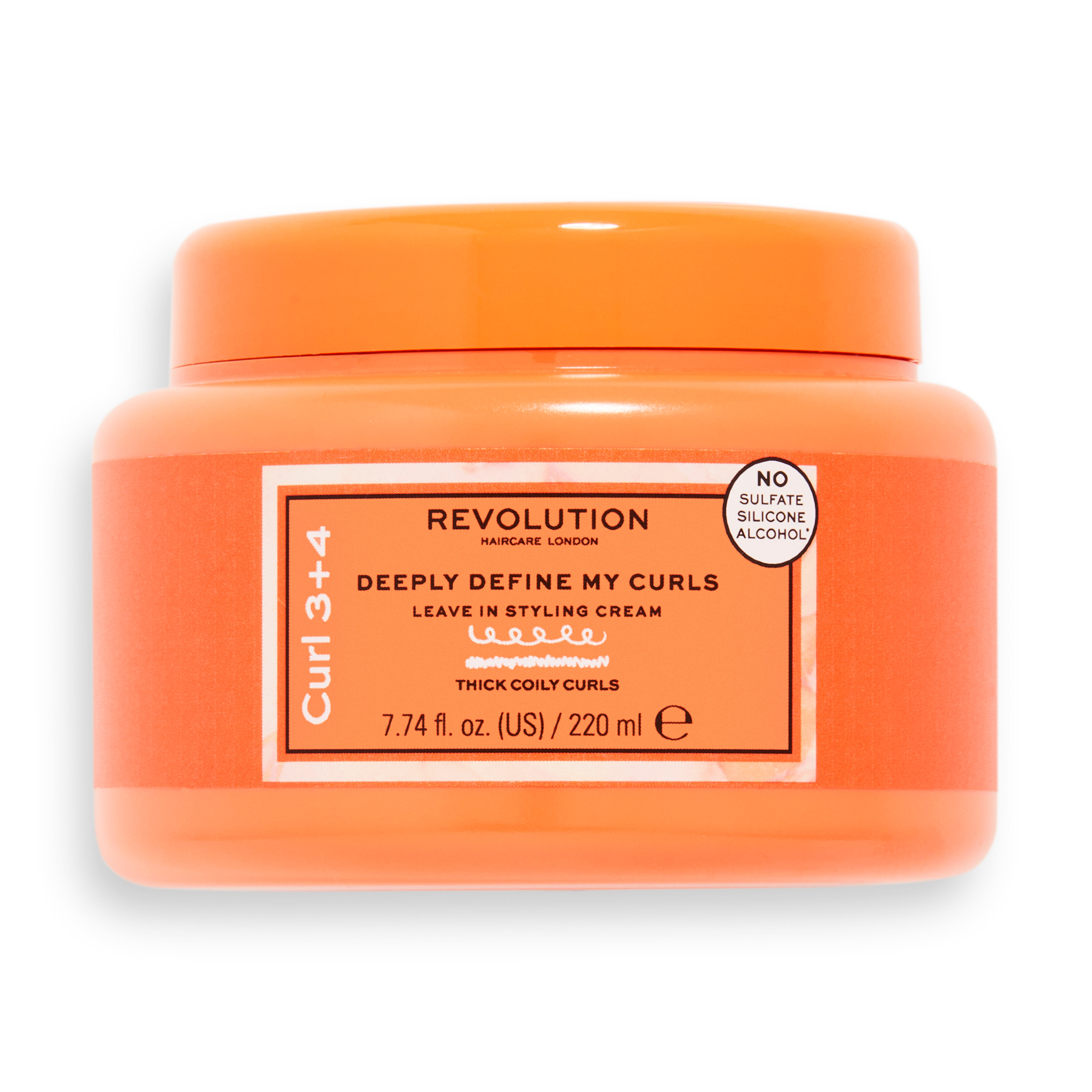 Revolution Haircare Deeply Define My Curls Leave In Styling Cream 220ml