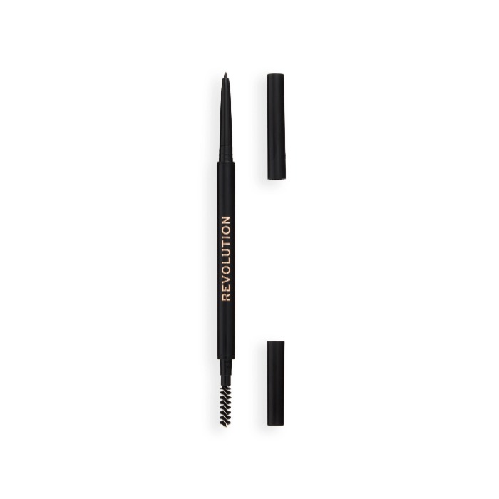 Makeup Revolution Duo Brow Pencil - Dark Brown
