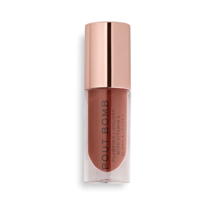 Revolution Pout Bomb Plumping Gloss Sauce - Dusty Pink