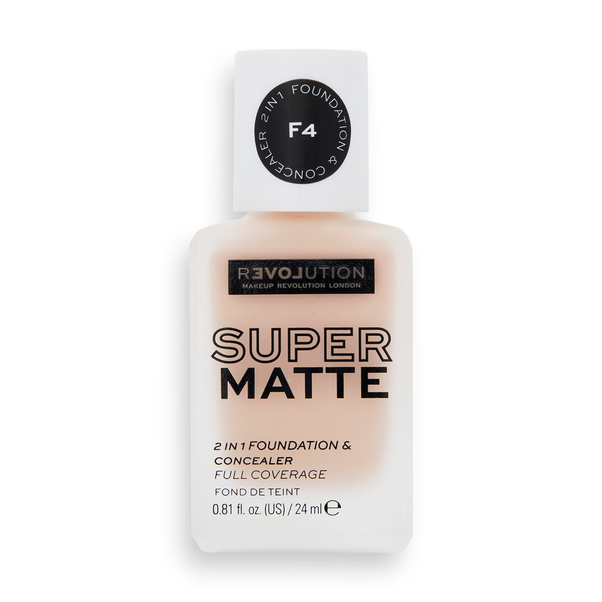 Revolution Relove Supermatte Foundation 24ML - F4