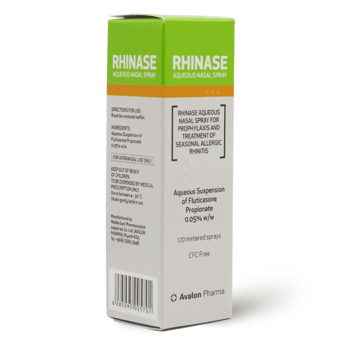 Rhinase 0.05% W/W Suspension For Nasal Spray 120 Md