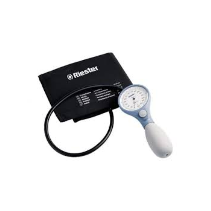 Riester 1517 Sphygmomanometer Blue with Velcro Cuff