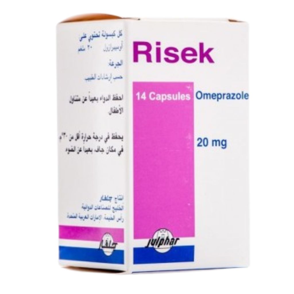 Risek 20mg Capsule (Hard Gelatin) 14s