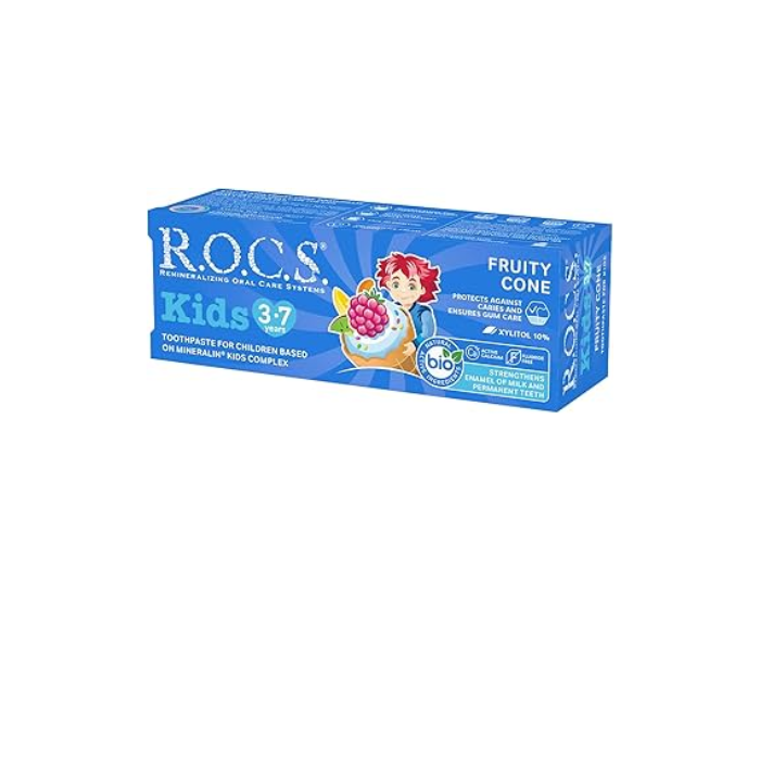 Rocs Kids Fruity Cone Toothpaste 35ml (3-7 Y)