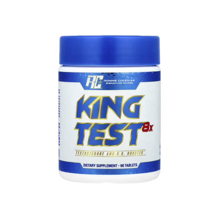 Ronnie Coleman King Test 8X Testosterone Booster, Strength, Vitality, and Muscle Growth Support, 90 Tablets