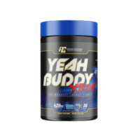 Ronnie Coleman Yeah Buddy Xtreme Blue Razz, High-Stimulant Pre-Workout for Energy and Focus, 30 Servings