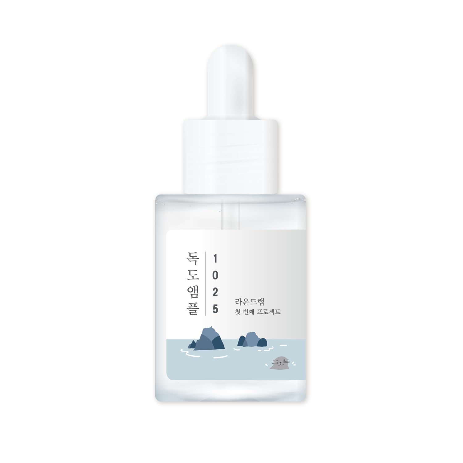 Round Lab 1025 Dokdo Ampoule - Soothing & Hydrating Korean Serum with Deep Sea Water for Sensitive, Dehydrated Skin 45g