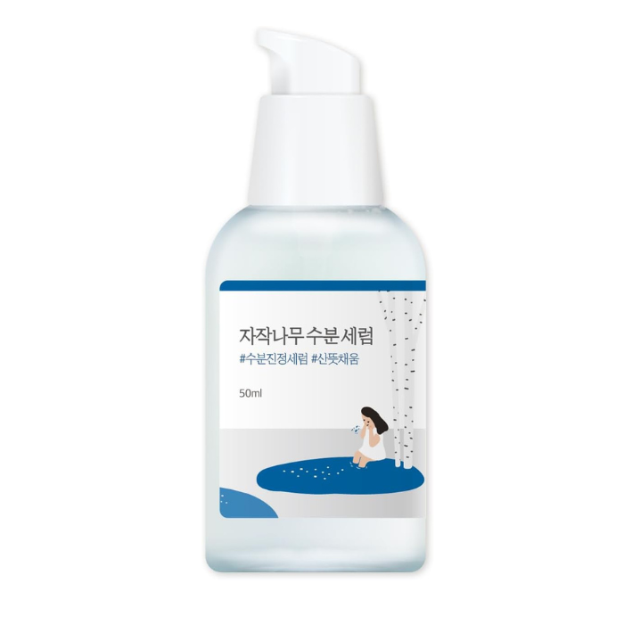 Round Lab Birch Juice Moisturizing Serum - Lightweight Hydrating Korean Serum with Birch Sap for Radiant, Plump Skin 50ml