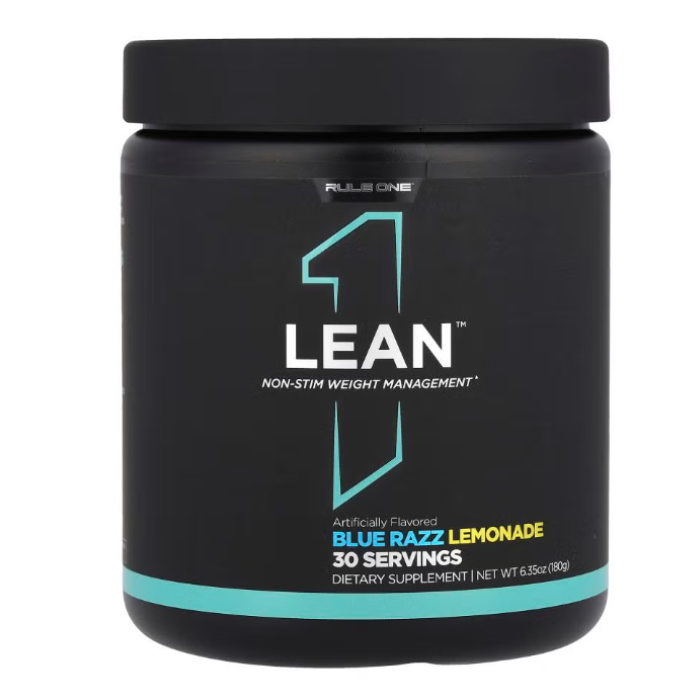 Rule 1 Lean Powder Blue Razz Lemonade 30 Servings