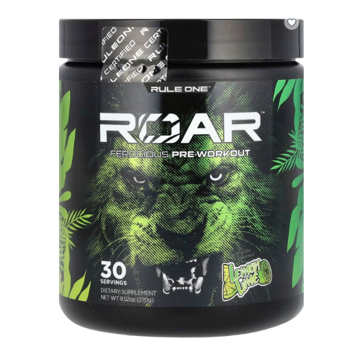 Rule 1 R1 Roar Pre-Workout Lemon Lime 30 Serve