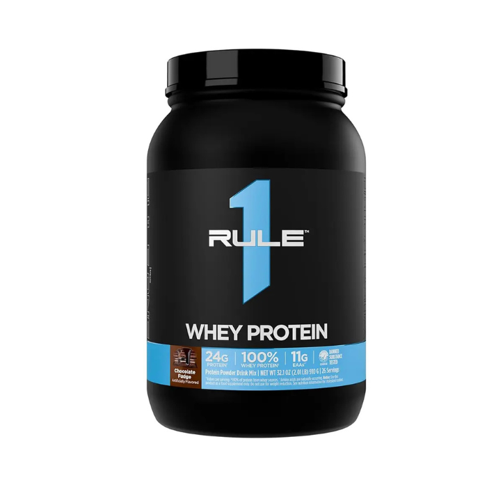 Rule1 Whey Blend 28 Servings Chocolate Fudge 2.10 Lb