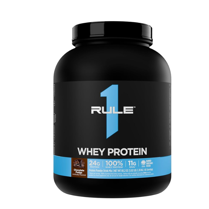 Rule1 Whey Blend 68 Servings Chocolate Fudge 5.10 Lb