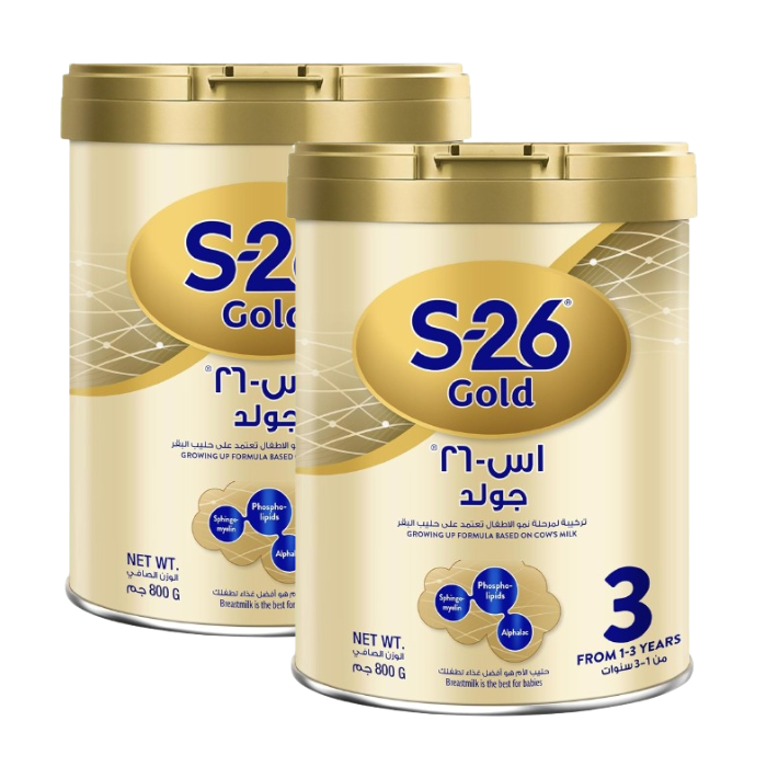 S-26 Gold 3 Milk Formula 800g Pack of 2pcs