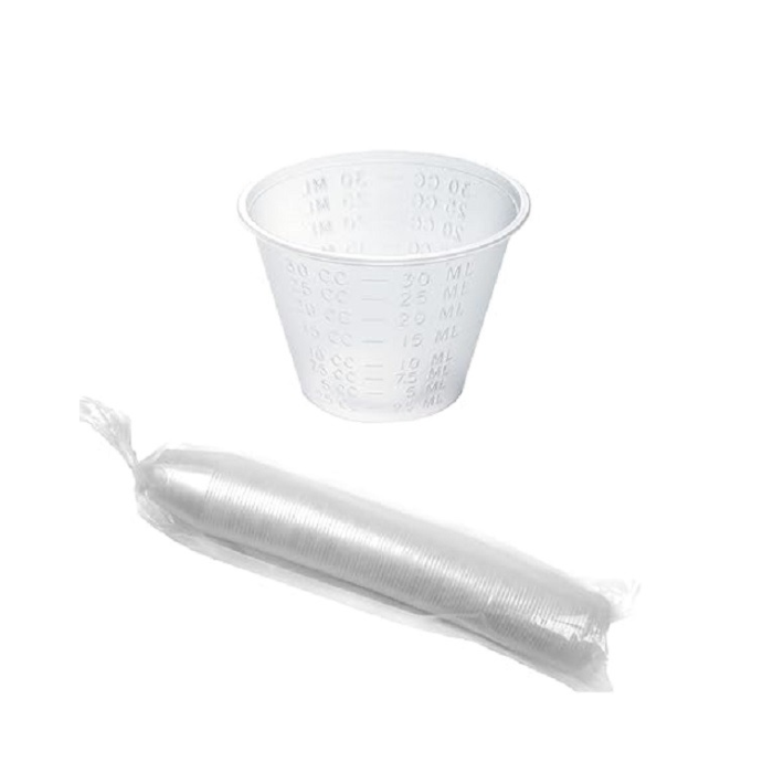 Saltom Medicine Cups Plastic 100s