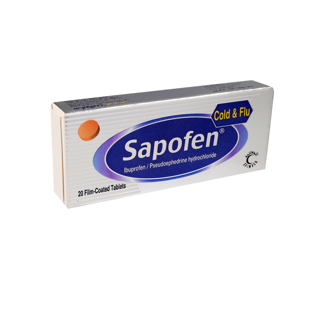 Sapofen Cold & Flu Tab 20's