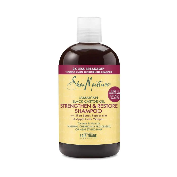 Shea Moisture Jamaican Black Castor Oil Strengthen & Restore Shampoo Repair and Nourish, 384ml