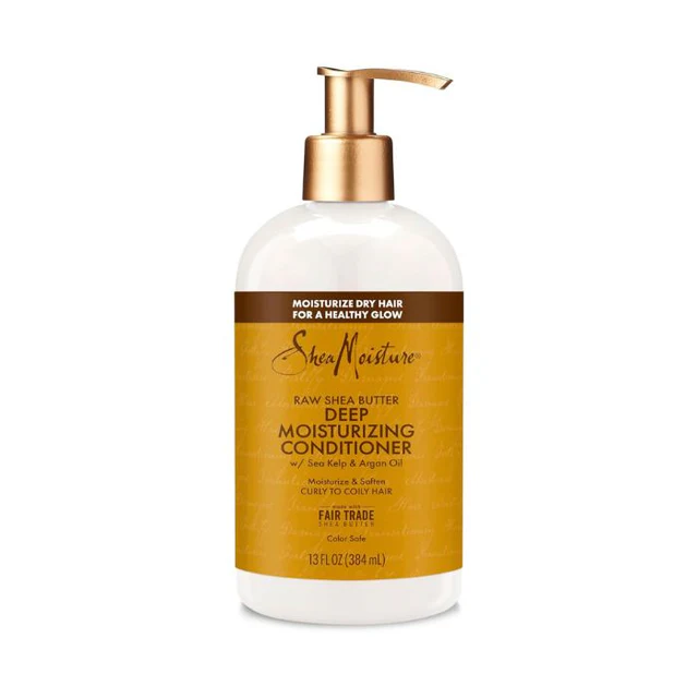 شيا مويسشر بلسم زبدة الشيا الخام العميق، عناية مرطبة ومجددة للشعر، 384 مل
