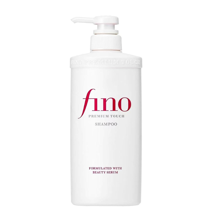 Shiseido Fino Premium Touch Beauty Serum Shampoo, Moisturizing Repair for Dry, Damaged Hair - 550ml
