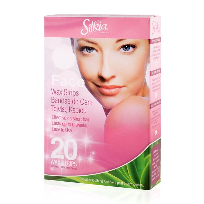 Silkia Face Wax Strips 20'S
