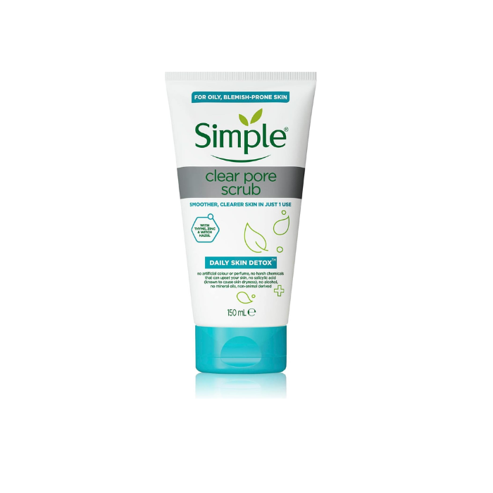 Simple Daily Skin Detox Clear Pore Scrub 150ml