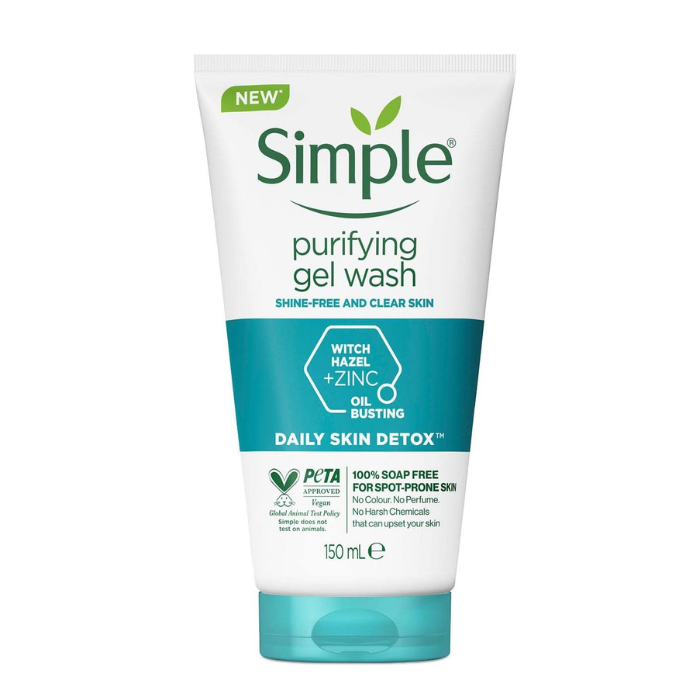 Simple Daily Skin Detox Purifying Gel Wash 150ml
