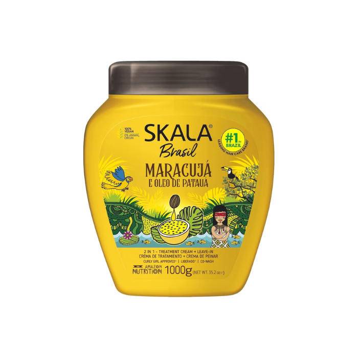 Skala Brasil Maracuja & Pataua Oil 2 In 1 Cream, Growth, Strength and Nourishment for All Hair Types – 1000g