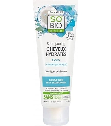So Bio Etic Organic Coconut Moisturizing Shampoo 250ml