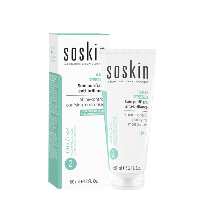 Soskin AKN Shine-Control Moisturiser Gel Cream 60ml