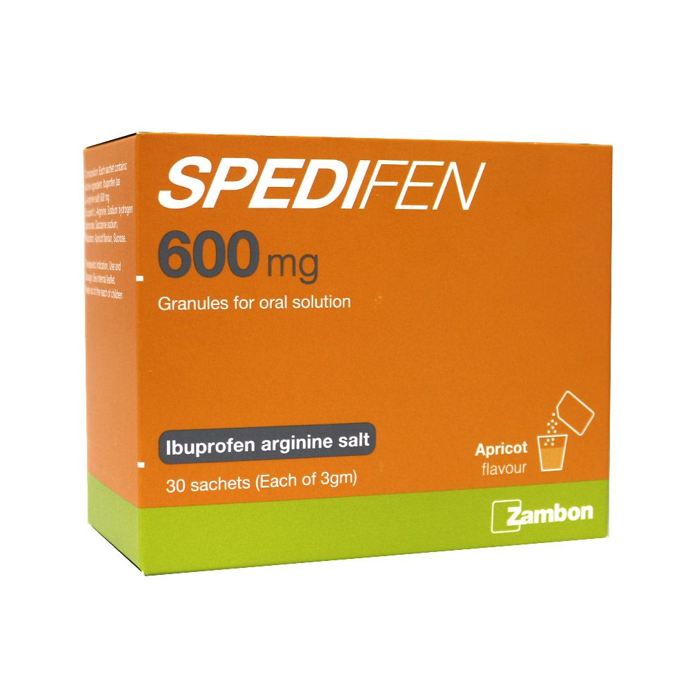 Spedifen 600mg Oral Granules 30s (30s Sachet X 3g)