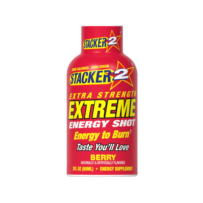 Stacker2 Xtra Extreme Energy Shot Berry 2 Oz