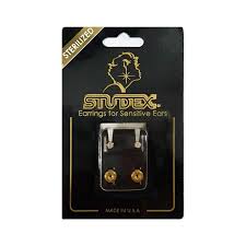 Studex Gold Plated Maxi Tiffany Cubic Zirconia L100Y