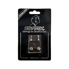 Studex Gold Plated Regular Hearlite Crystal Card R502Y4