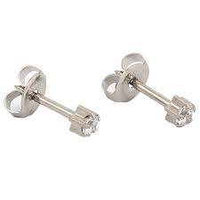 Studex Stainless Steel Regular Tiffany Cubic Zirconia R100W