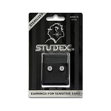 Studex Sensitive Stainless Steel 5mm Cubic Zirconia S743W