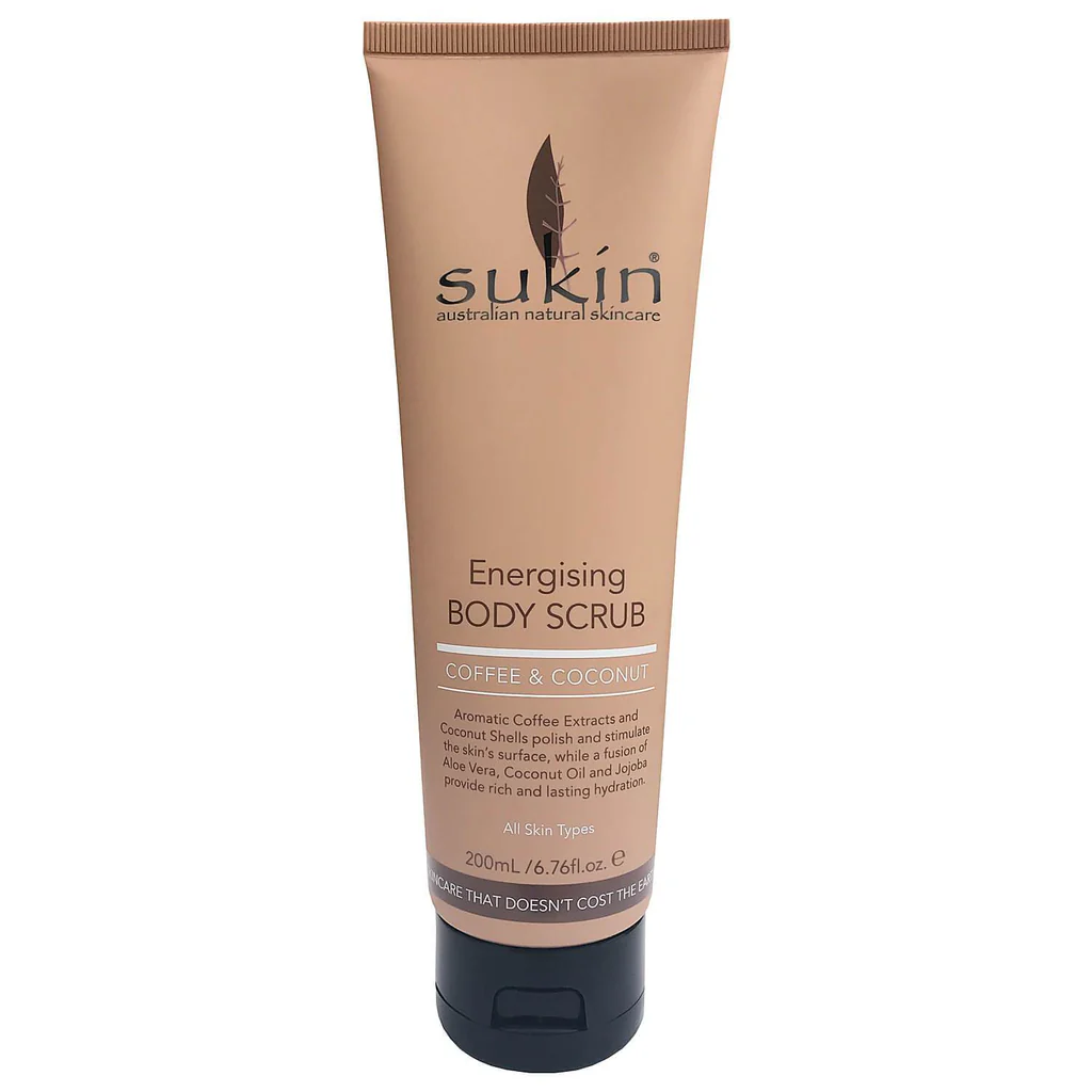 Sukin Energising Body Scrub Coffee & Coconut 200ml