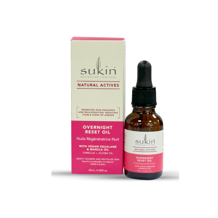 Sukin Natural Actives Overnight Reset Oil 25ml