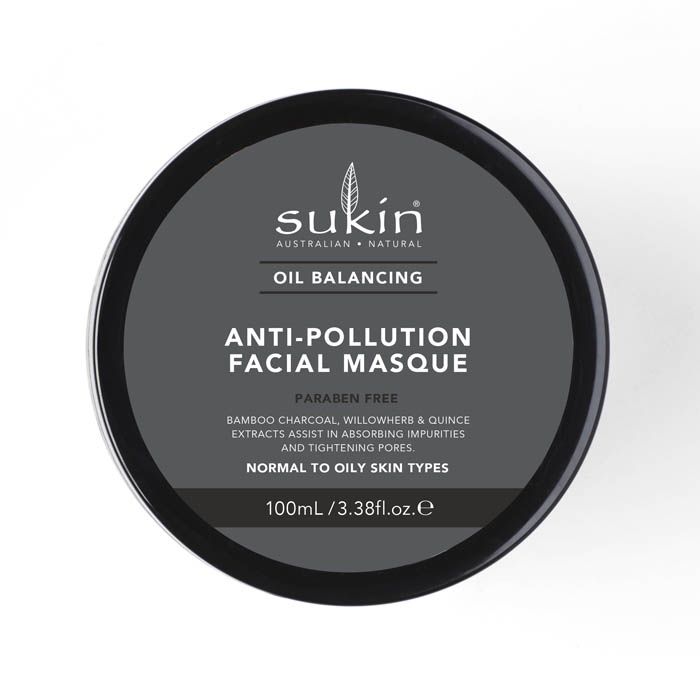 Sukin Oil Balancing Charcoal Anti Pollution Facial Masque 100 ml