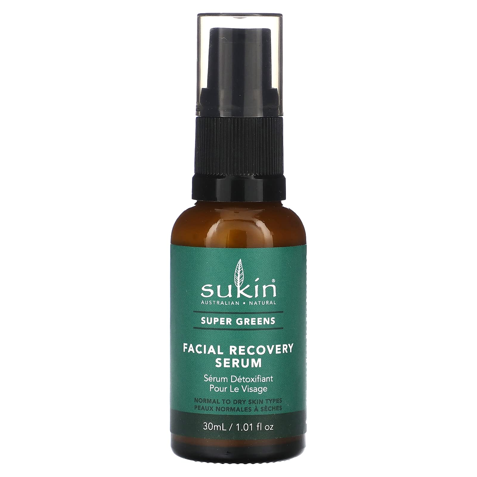 Sukin Super Greens Facial Recovery Serum 30 ml